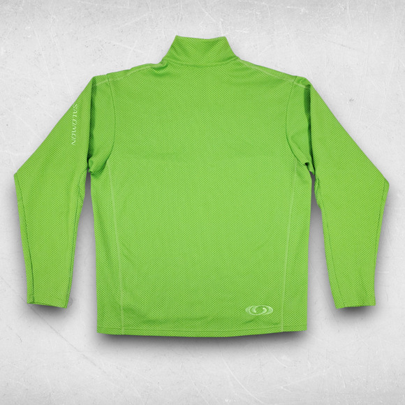 Salomon Active 1/4 Zip Pullover Men L Mock Neck Long Sleeve Gorpcore Techwear - Picture 3 of 15